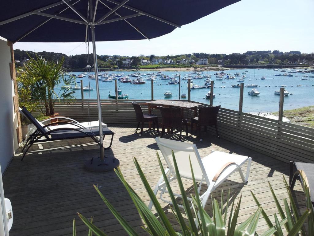 Hotel Des Rochers Perros-Guirec Eksteriør billede